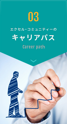 03 エクセル・コミュニティーの キャリアパス Career pass